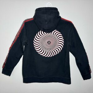 Vintage Y2K Spitfire The End Spiral Skateboard Pullover Hoodie Size Medium